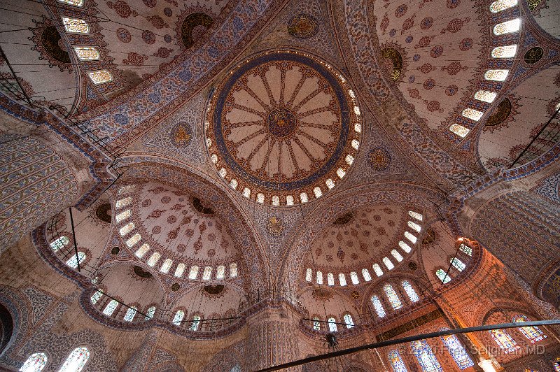 20100401_063636 D3.jpg - Ceiling of Blue Mosque